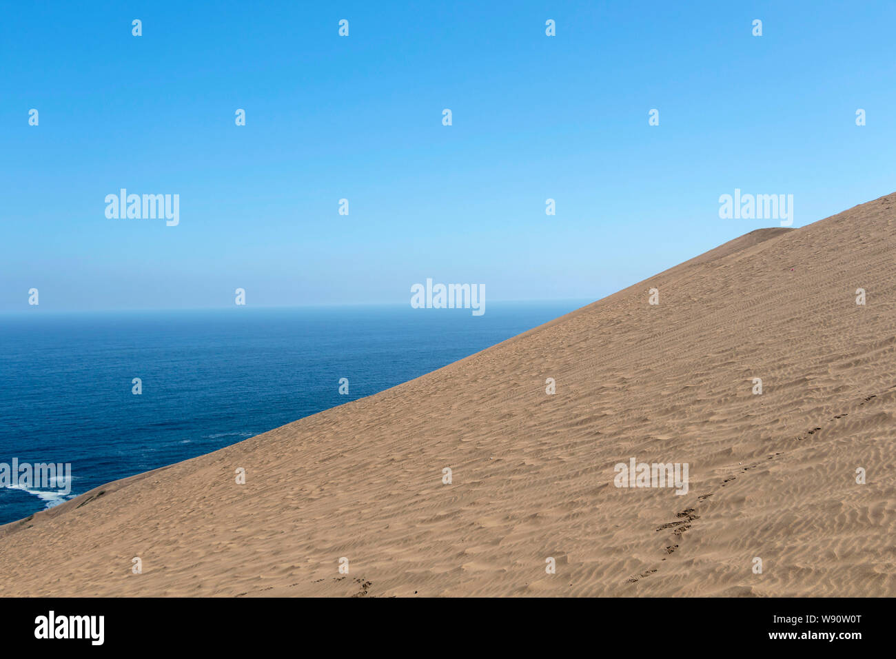 Desert Landscape Of Concon Dunes A Large Area Of Sand Dunes Near Vina Desert Landscape Of Concon Dunes A Large Area Of Sand Dunes Near Vina