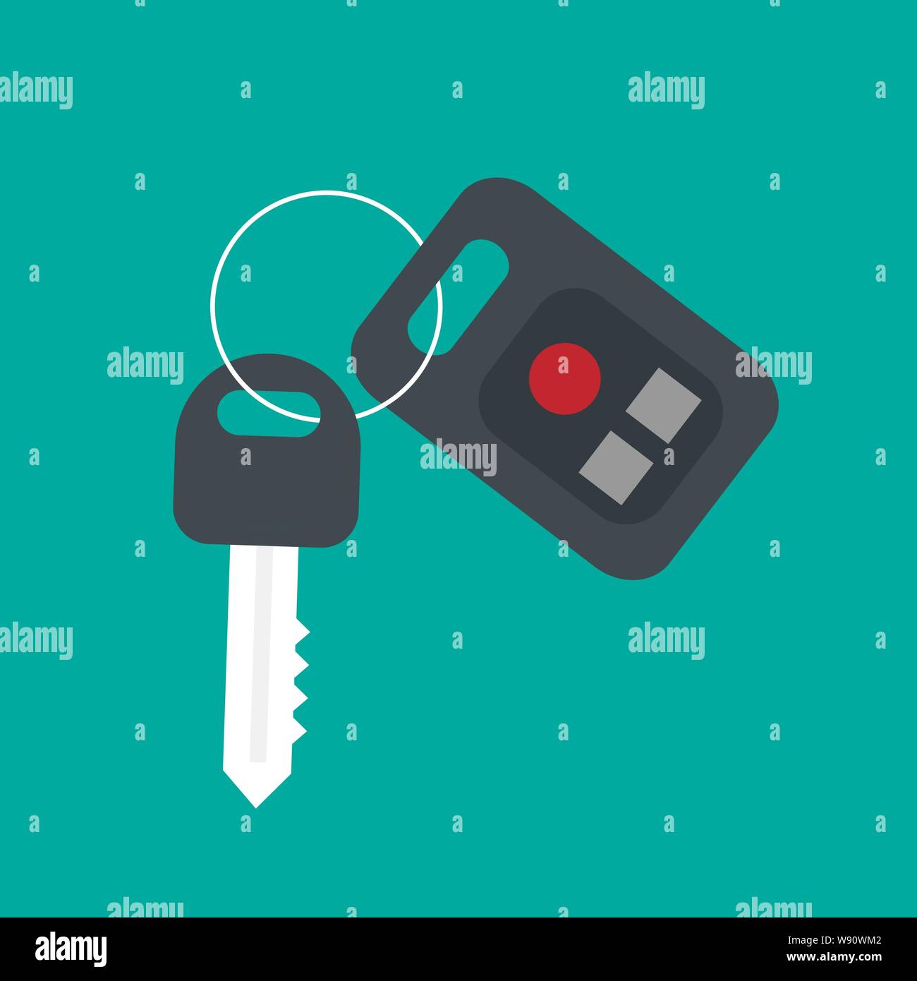 Keyring vector vectors hi-res stock photography and images - Alamy