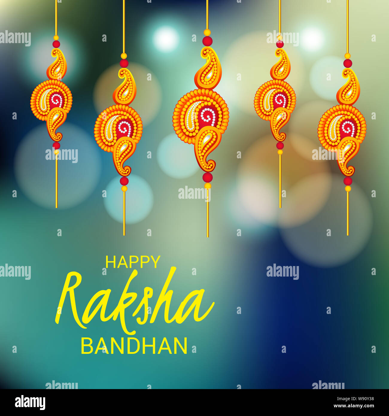 Vector Illustration Of A Background For Happy Raksha Bandhan Indian vector-illustration-of-a-background-for-happy-raksha-bandhan-indian