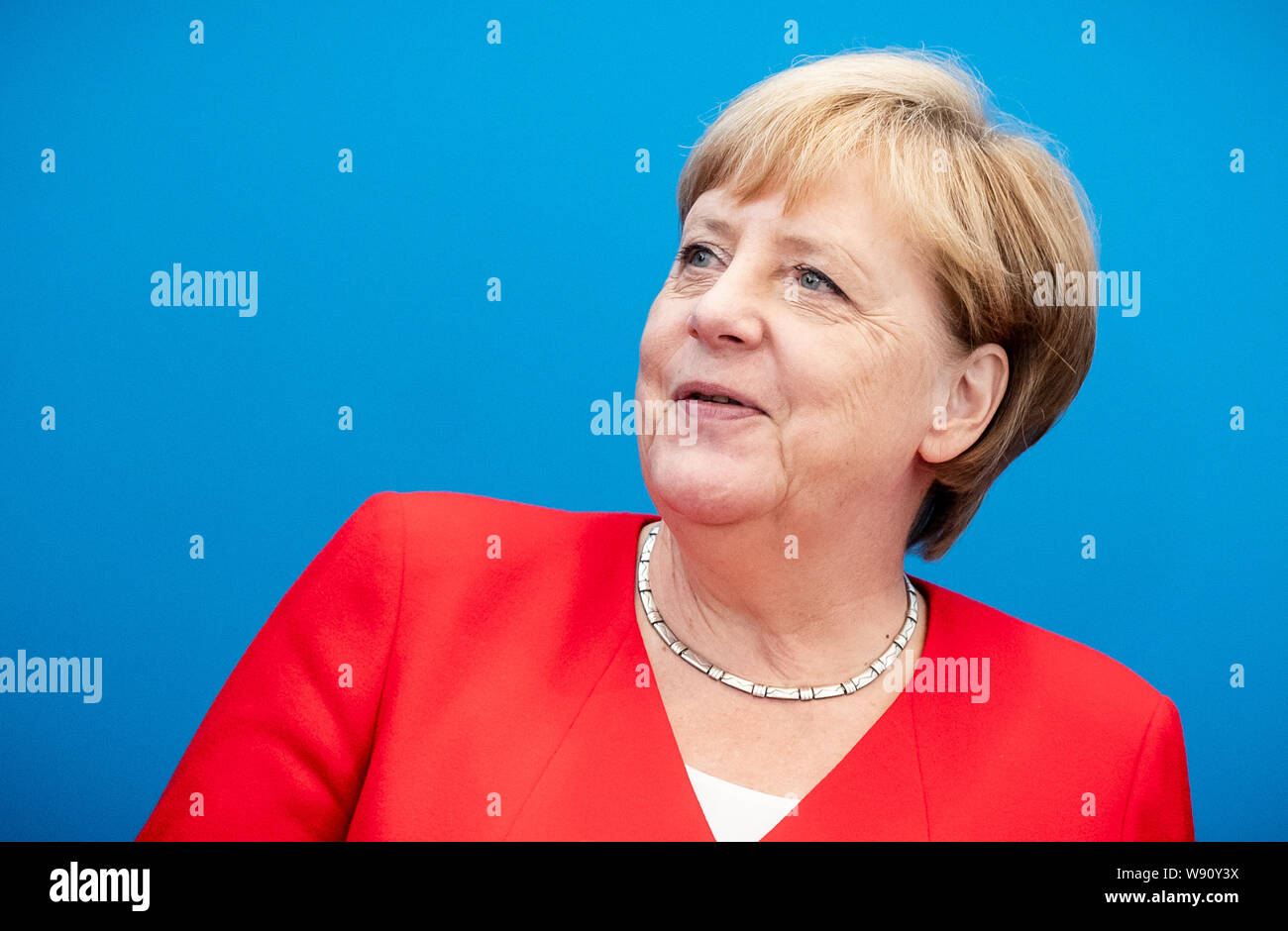 Berlin, Germany. 12th Aug, 2019. Philipp Grütering (l-r) alias Kryptik Joe,  Sebastian Dürre alias Porky and Henning Besser alias La Perla of the band  Deichkind. Credit: Britta Pedersen/dpa-Zentralbild/dpa/Alamy Live News  Stock Photo -