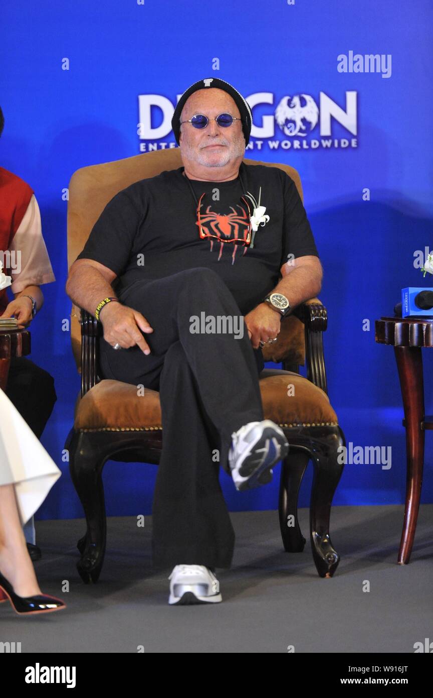Israeli-American producer Avi Arad attends the launching ceremony for ...