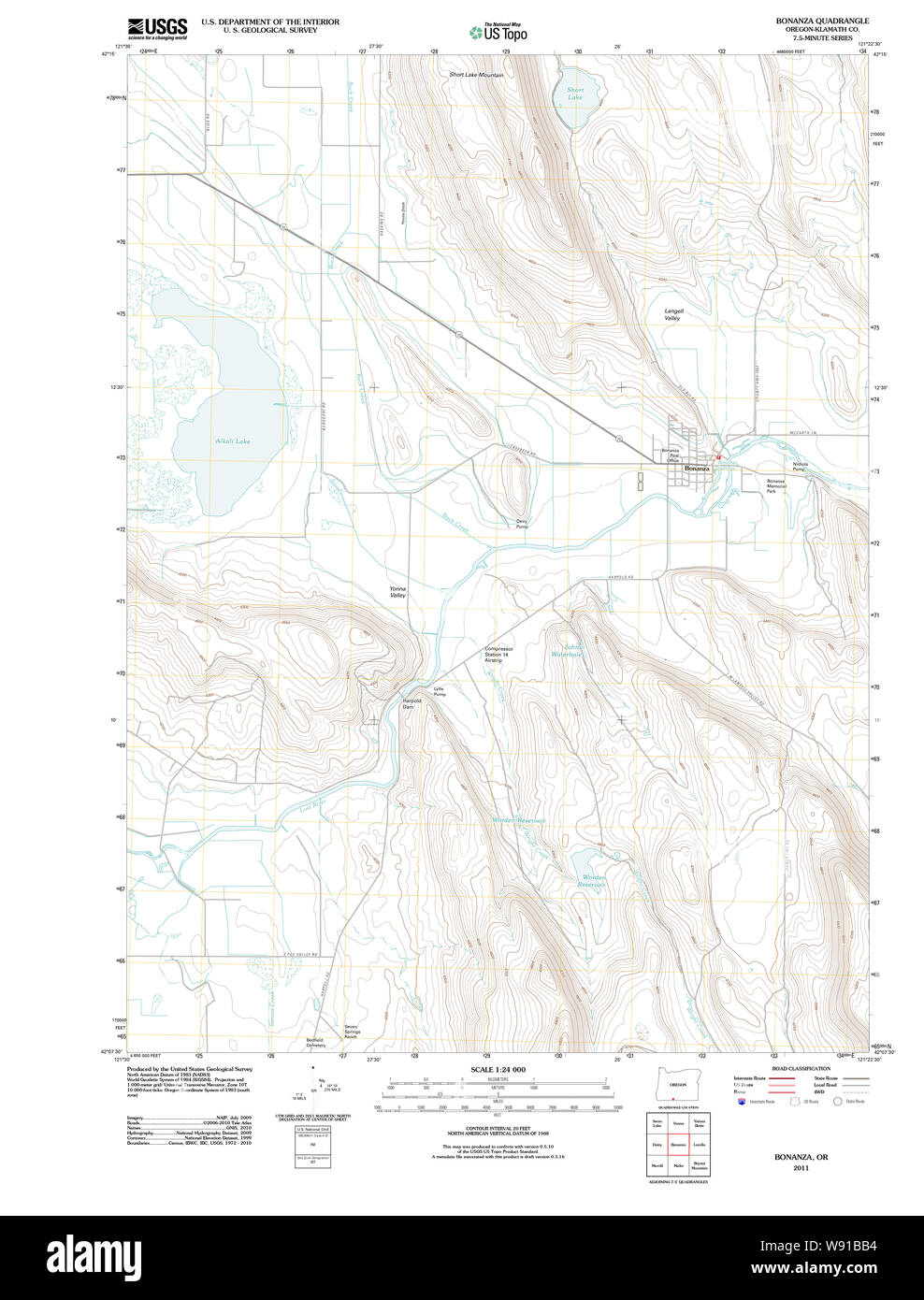 Map of bonanza Cut Out Stock Images & Pictures Alamy