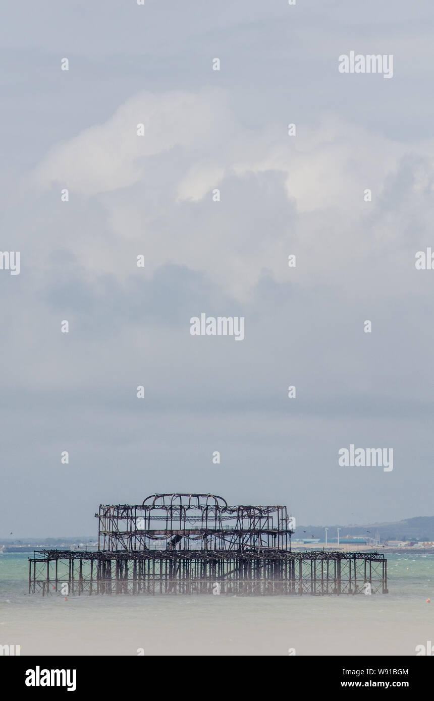 Brighton Old Pier - Stock Image