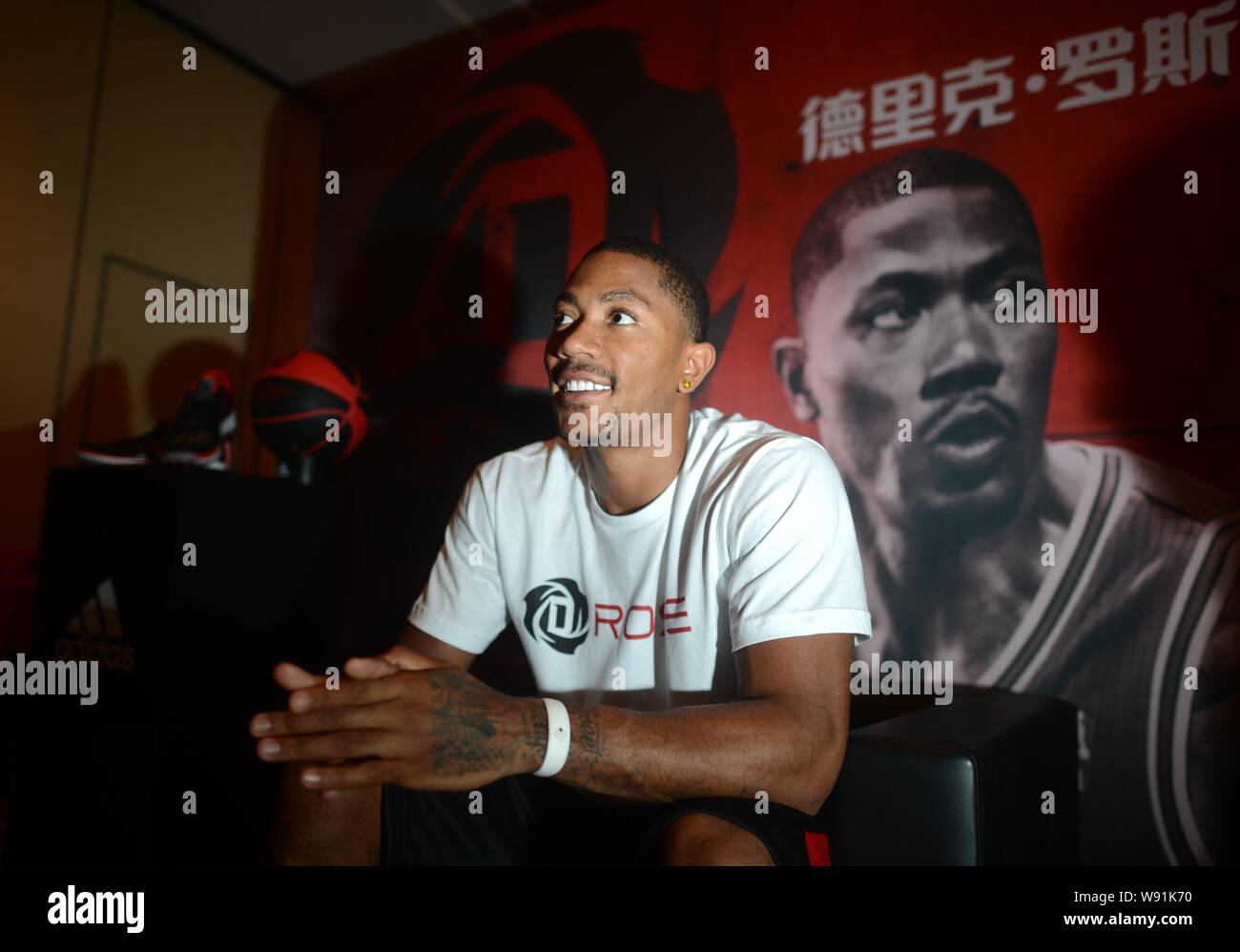 Chicago bulls derrick rose during hi-res stock photography and images -  Alamy