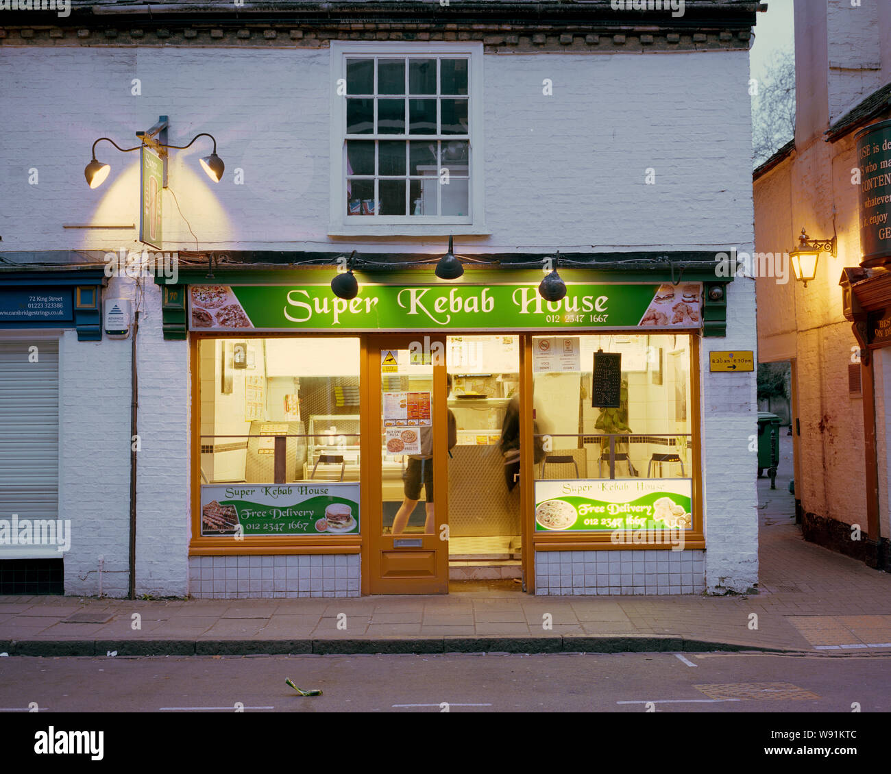 Kebab shop Stock Photo