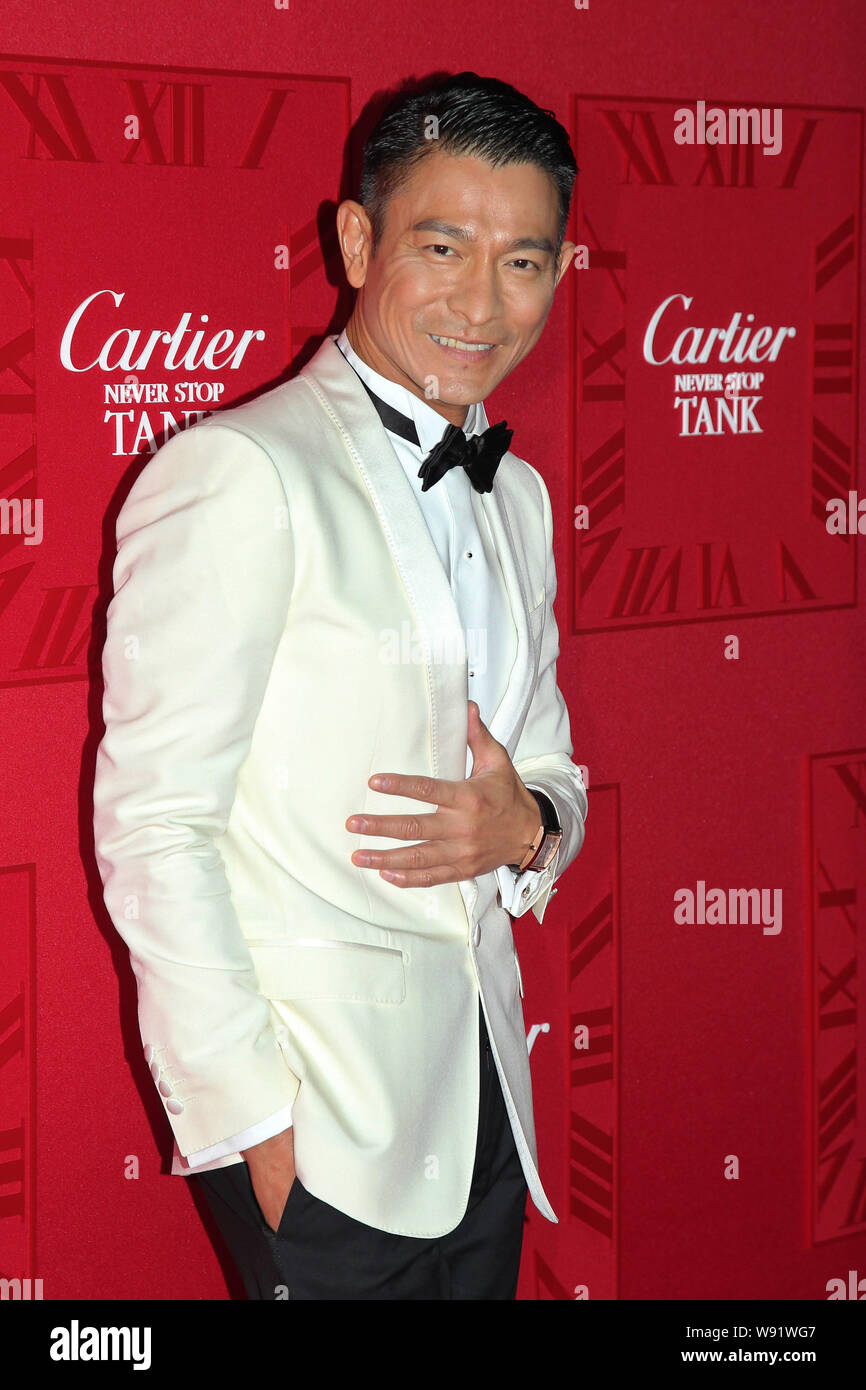 Andy Lay Hong Kong actor and singer Andy Lau smiles during a promotional event ...