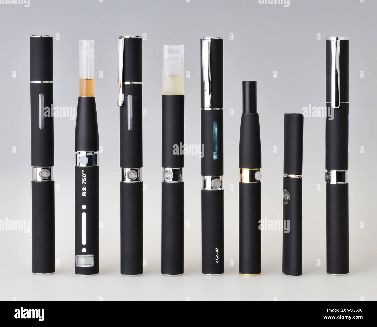 FILE--Electronic cigarettes are pictured in Shenzhen city, south Chinas  Guangdong province, 2 March 2012 Stock Photo - Alamy