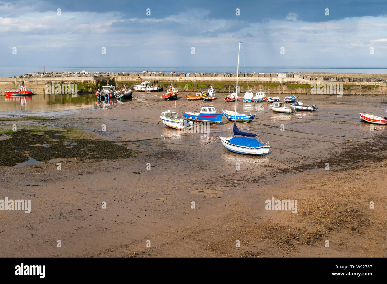 06/08/2019 Staithes, North Yorkshire, uk Staithes is a seaside village