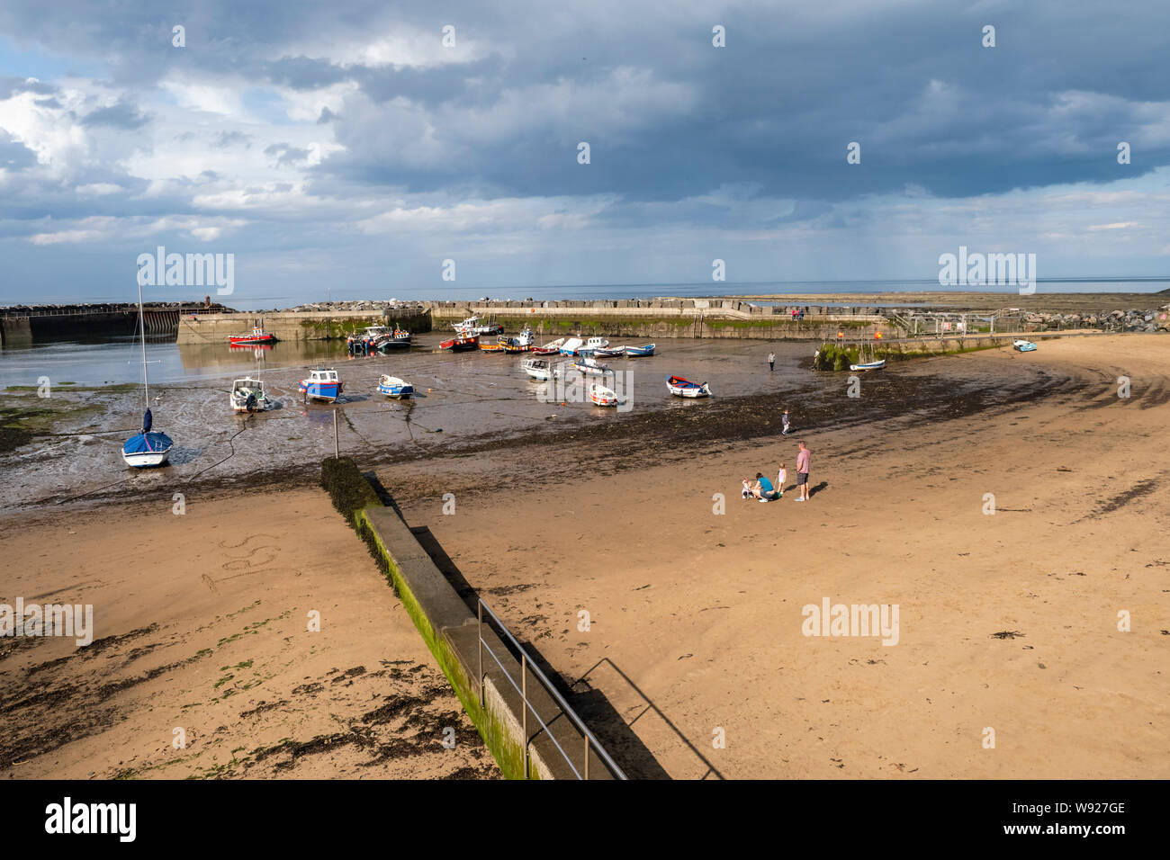 06/08/2019 Staithes, North Yorkshire, uk Staithes is a seaside village