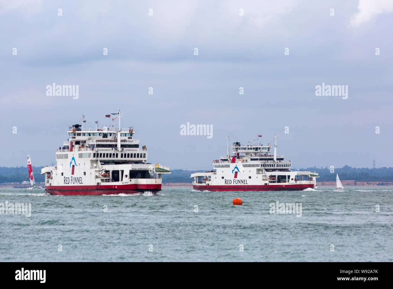 Red Funnel Ferries Stock Photos Red Funnel Ferries Stock Images