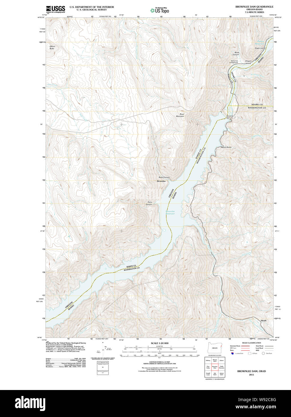 Map of brownlee Cut Out Stock Images & Pictures Alamy