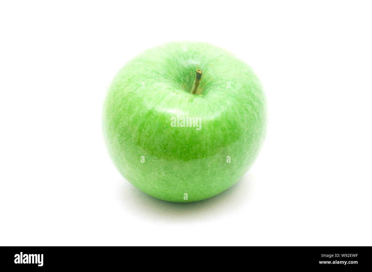 Green apple isolated on white background Stock Photo