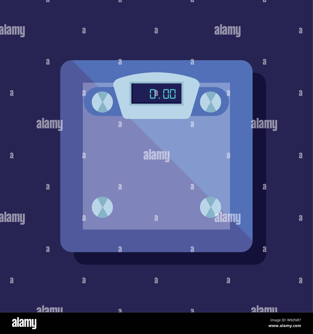 weighing machine and healthy sport balance Stock Vector Image & Art Alamy