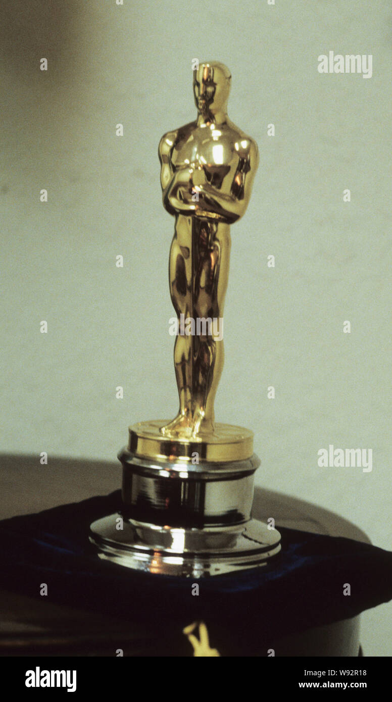 The Oscar statuette american film award Stock Photo