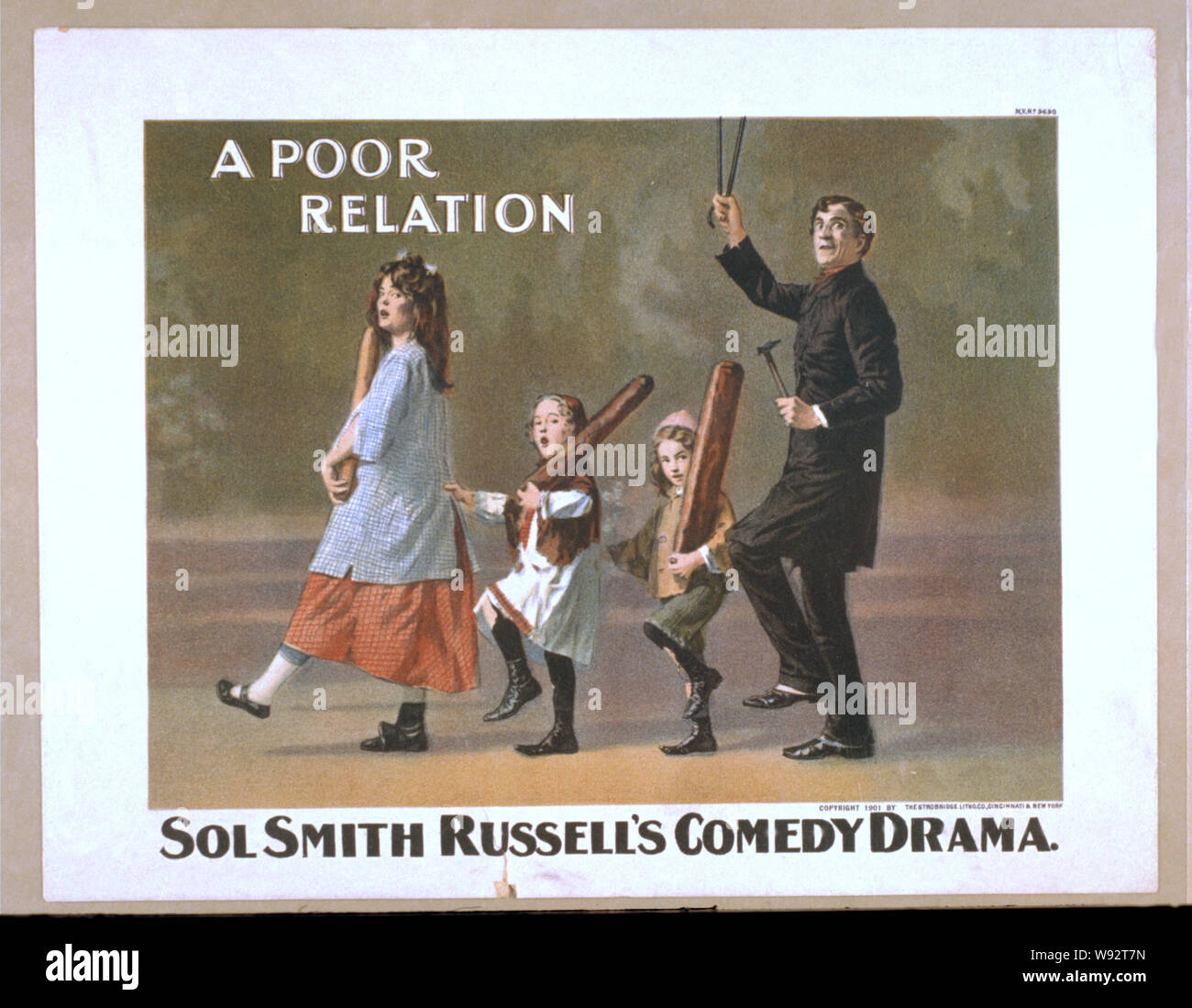 A poor relation Abstract 1 print color lithograph sheet 27 x 35 cm