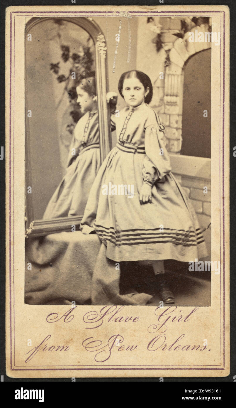 A slave girl from New Orleans / Chas. Paxson, photographer, New York. Stock Photo