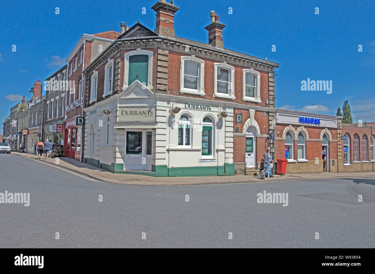 Beccles Suffolk Durrants Estate Agents Stock Photo Alamy