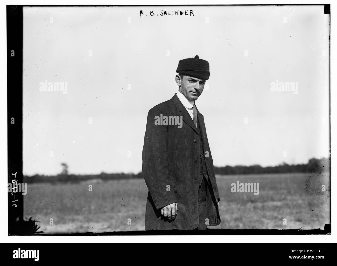 A.B. Salinger i.e. Alois Benjamin Saliger Stock Photo