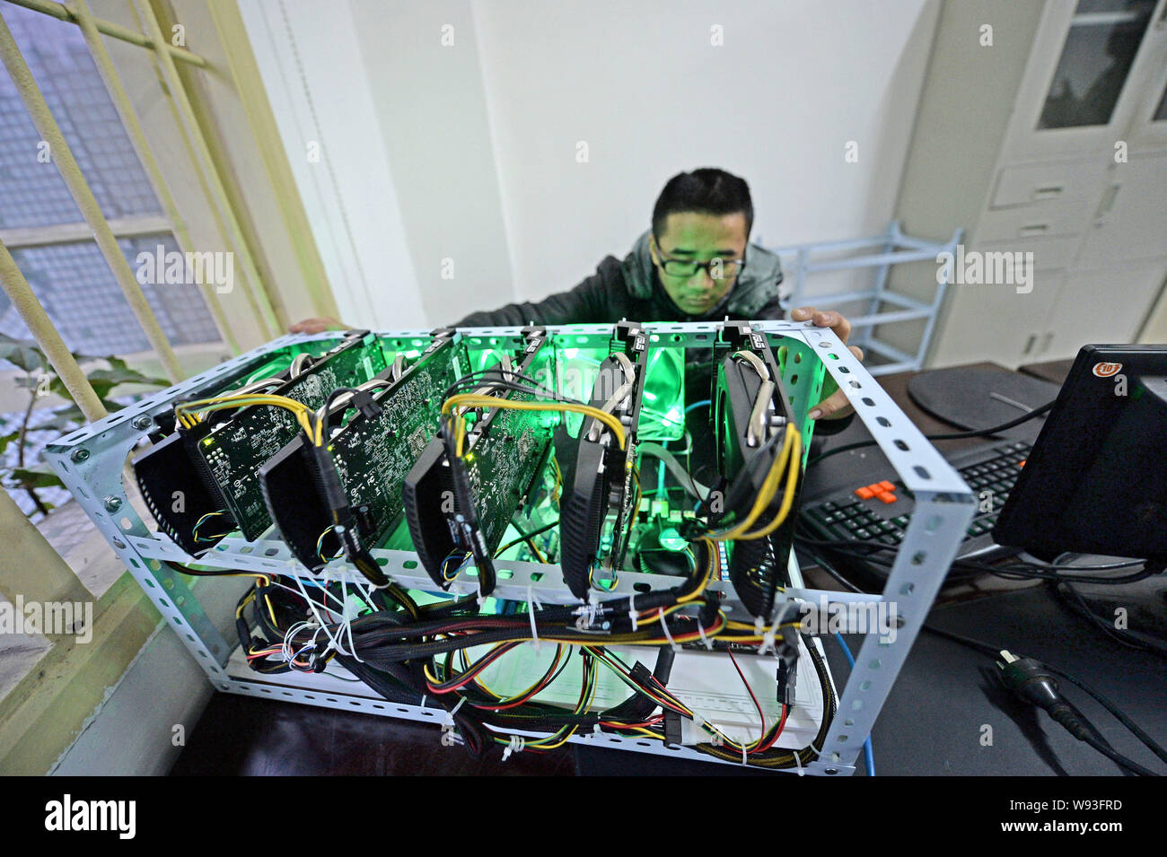 Bitcoin mining china hi-res stock photography and images - Alamy
