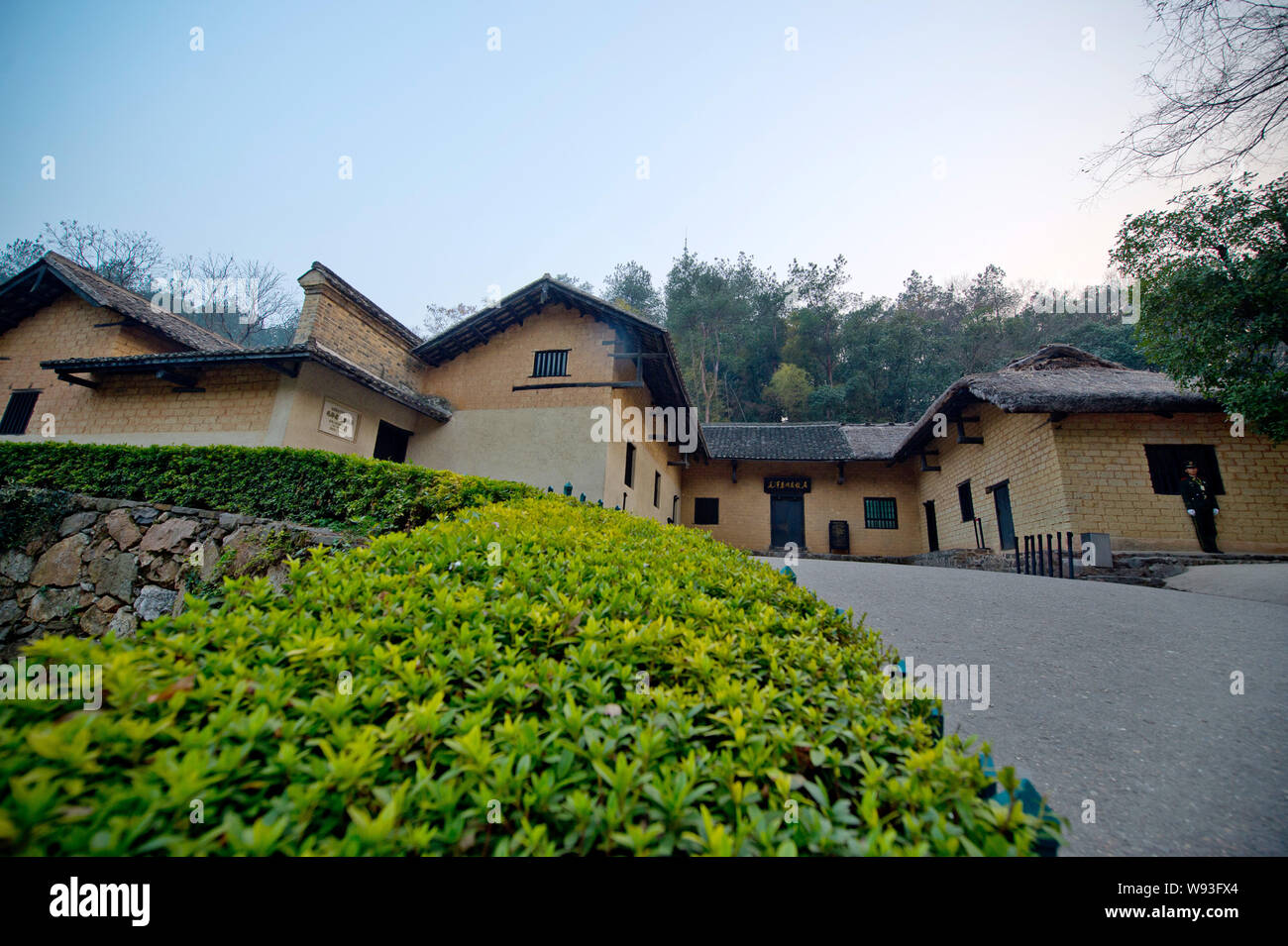 --FILE--View of the former residence of former Chinese leader Mao Zedong in Shaoshan, Xiangtan city, central Chinas Hunan province, 13 December 2013. Stock Photo