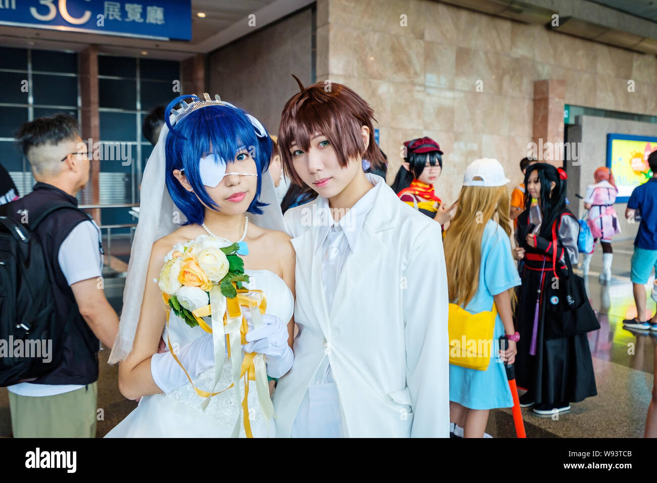 Hong Kong July 30, 2019 Participants dress in Cosplay costumes
