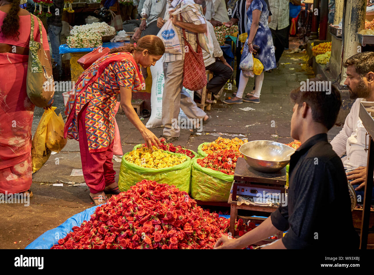 Devaraja fruit and vegetable market, Mysore, Karnataka, India Stock