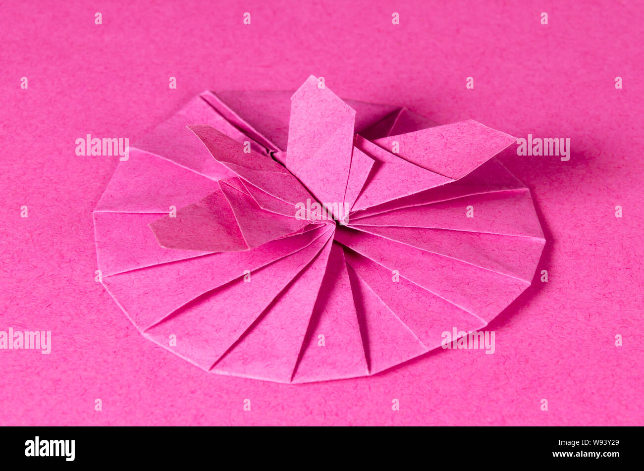 Origami paper flower pink hi-res stock photography and images - Alamy