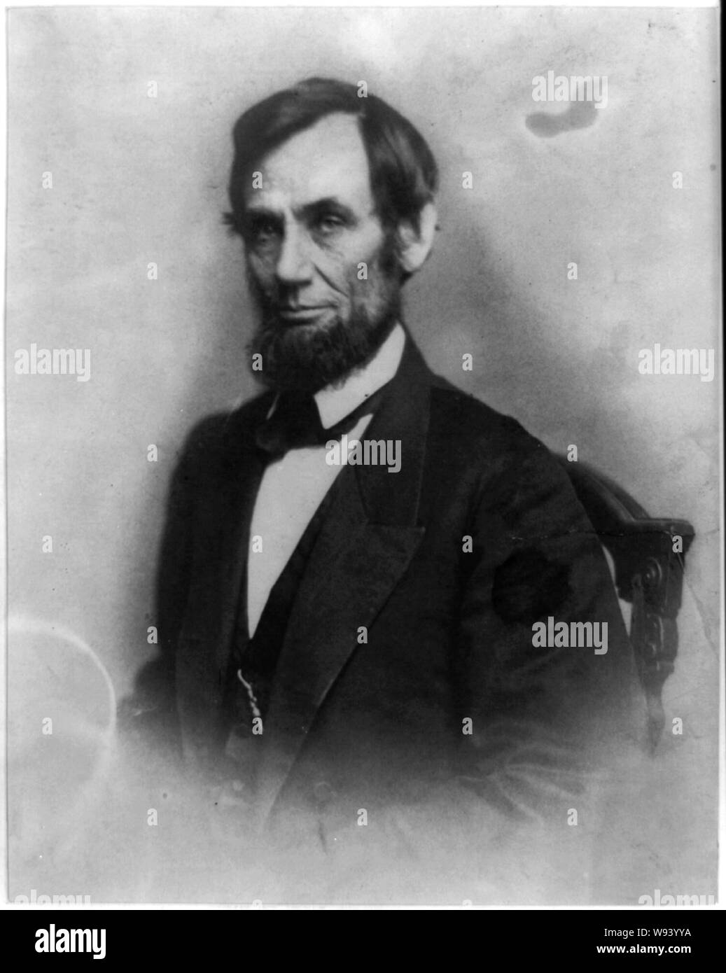 Abraham Lincoln, Half-length Portrait, Seated Stock Photo - Alamy