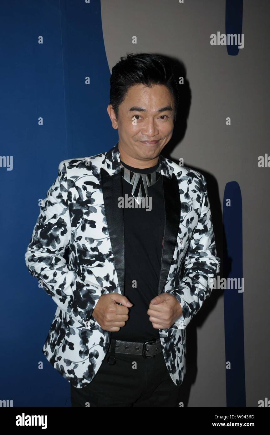 Taiwanese singer Jacky Wu poses during the 80th anniversary of Esquire