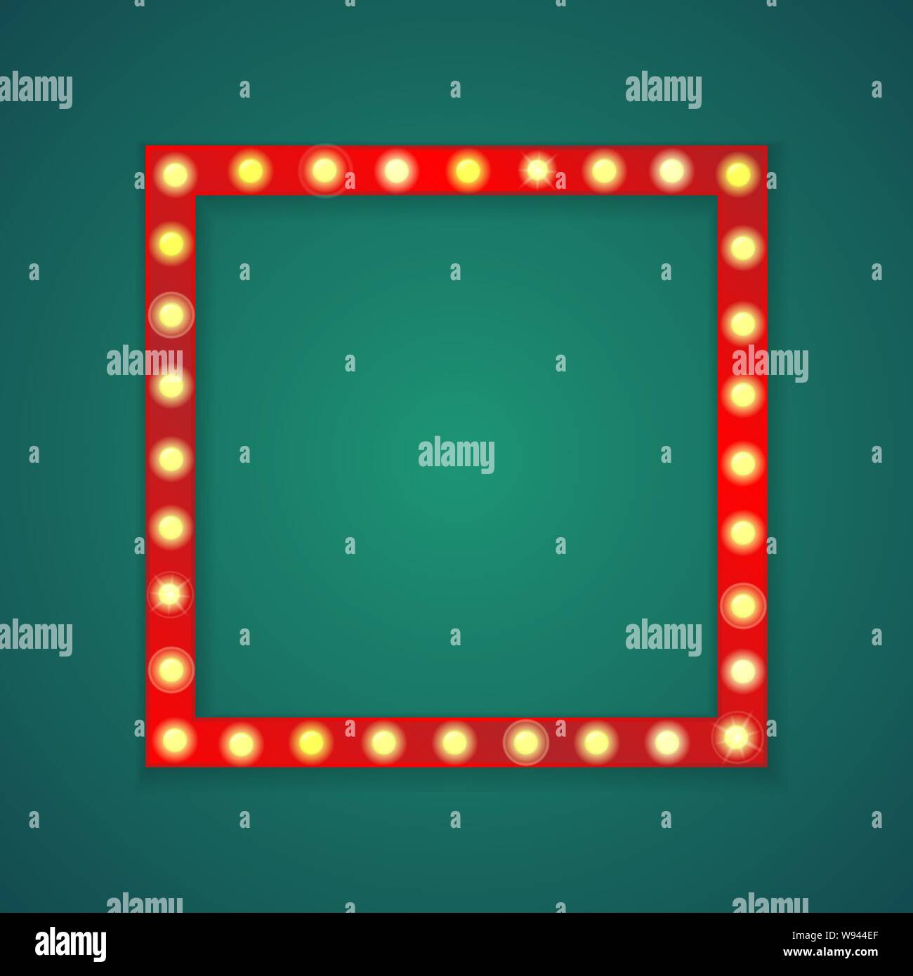 Marquee lights border hi-res stock photography and images - Alamy