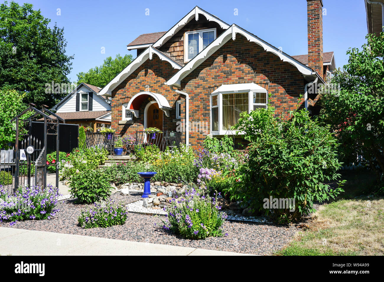 Century Home in Alliston, Ontario, Canada, very beautiful with a rock