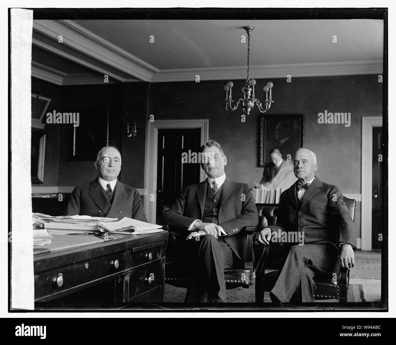 Adm. Joseph Strauss, Wilbur and Adm. Chas. B. McVay, 11/16/25 Stock Photo