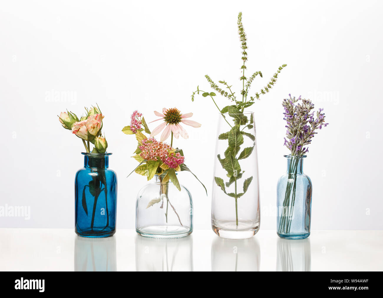 flower in glass