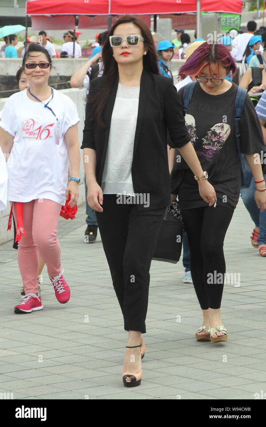 Chinese actress Zhao Wei arrives for the celebrations of the 16th