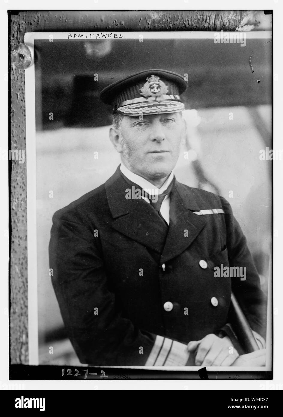 Admiral Fawkes in uniform Stock Photo