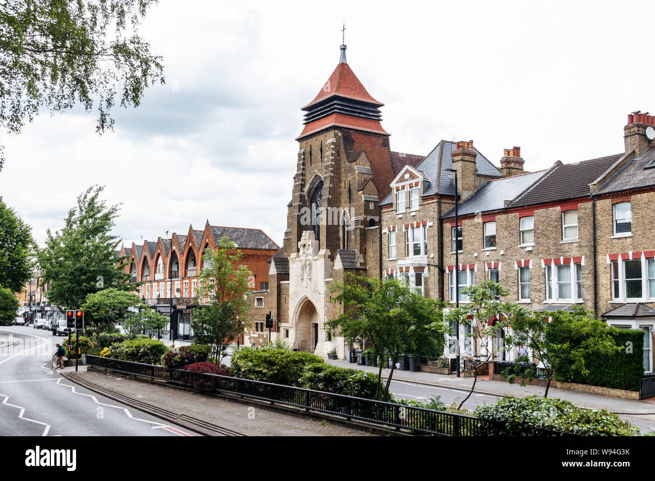 Saint Augustine of Canterbury, a Church of England parish church on Archway Road, serving