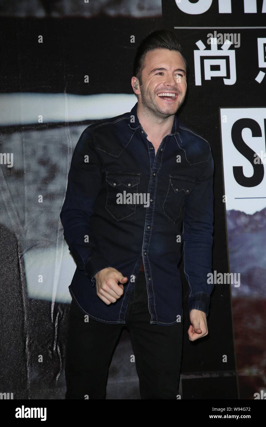 Irish singer Shane Filan, one of the lead singers of former boy band