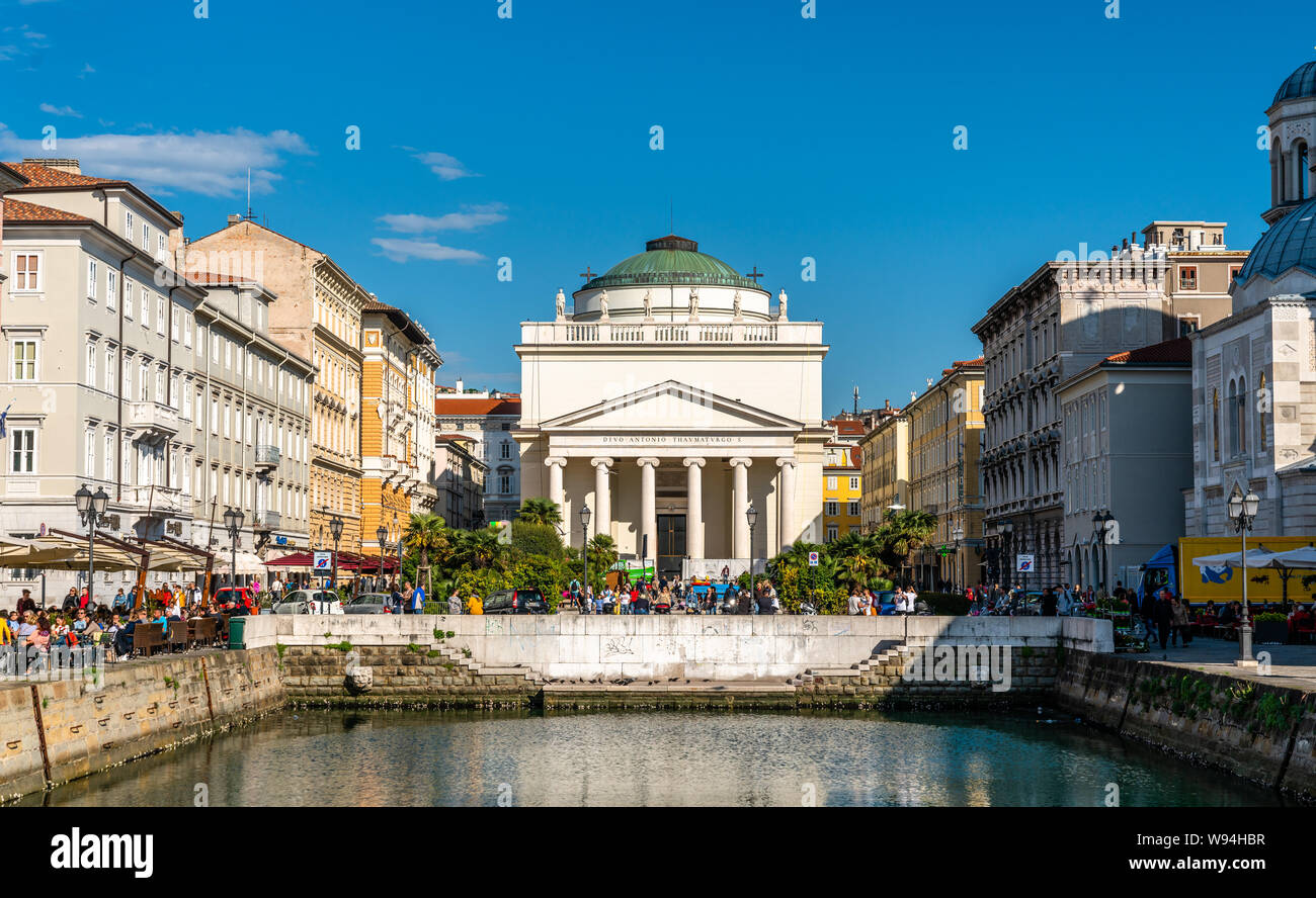 Church of Sant Antonio Nuovo in Trieste, Italy Stock Photo