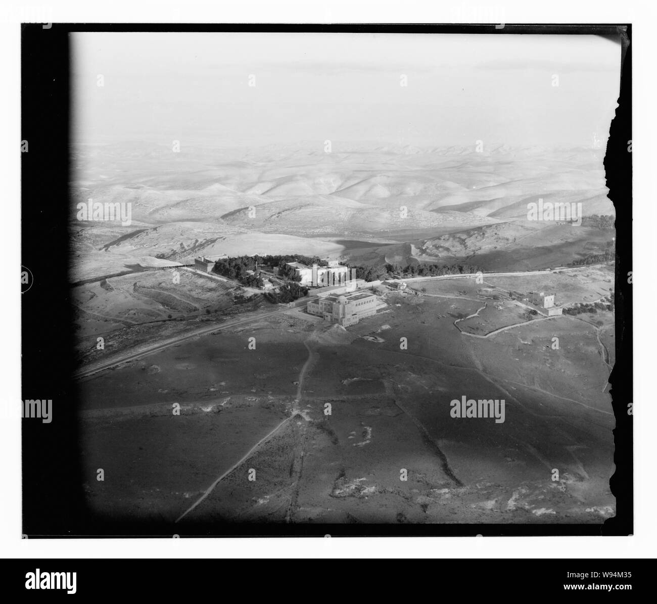 Aerial view of Hebrew University campus on Mt. Scopus, Jerusalem Stock ...