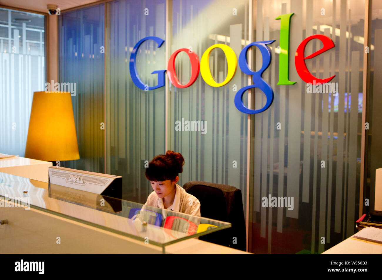 google reception desk