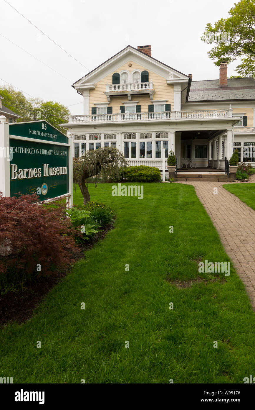 Barnes Museum In Southington Ct Stock Photo 263798172 Alamy