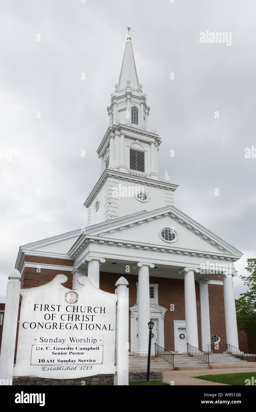 First church in hartford hires stock photography and images Alamy