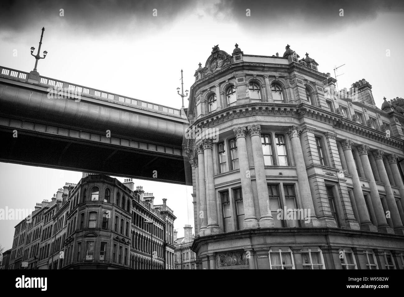 Newcastle upon tyne architecture Black and White Stock Photos & Images ...