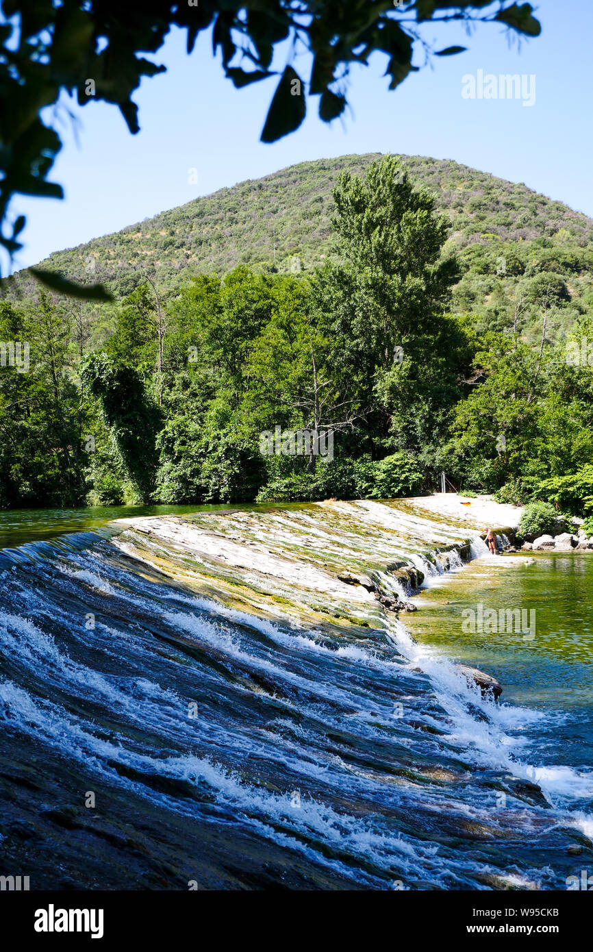 The Gardon river, Mialet, Gard, France Stock Photo Alamy