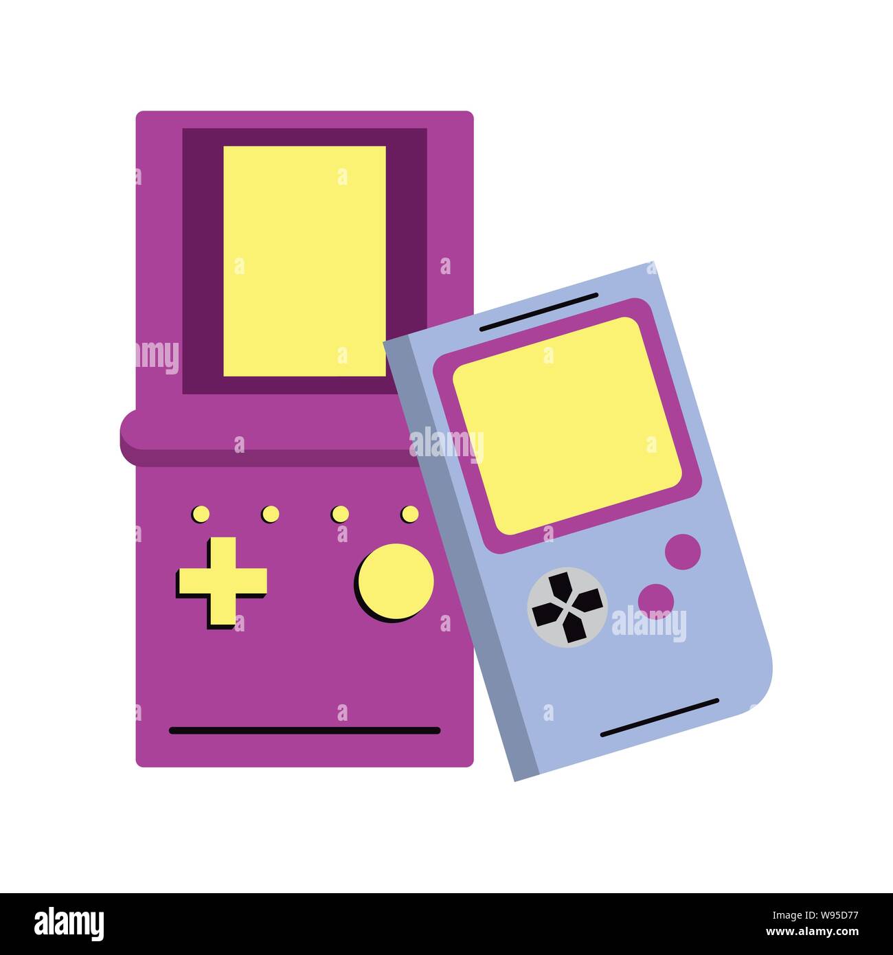 retro vintage game tetris cartoon Stock Vector Image & Art - Alamy