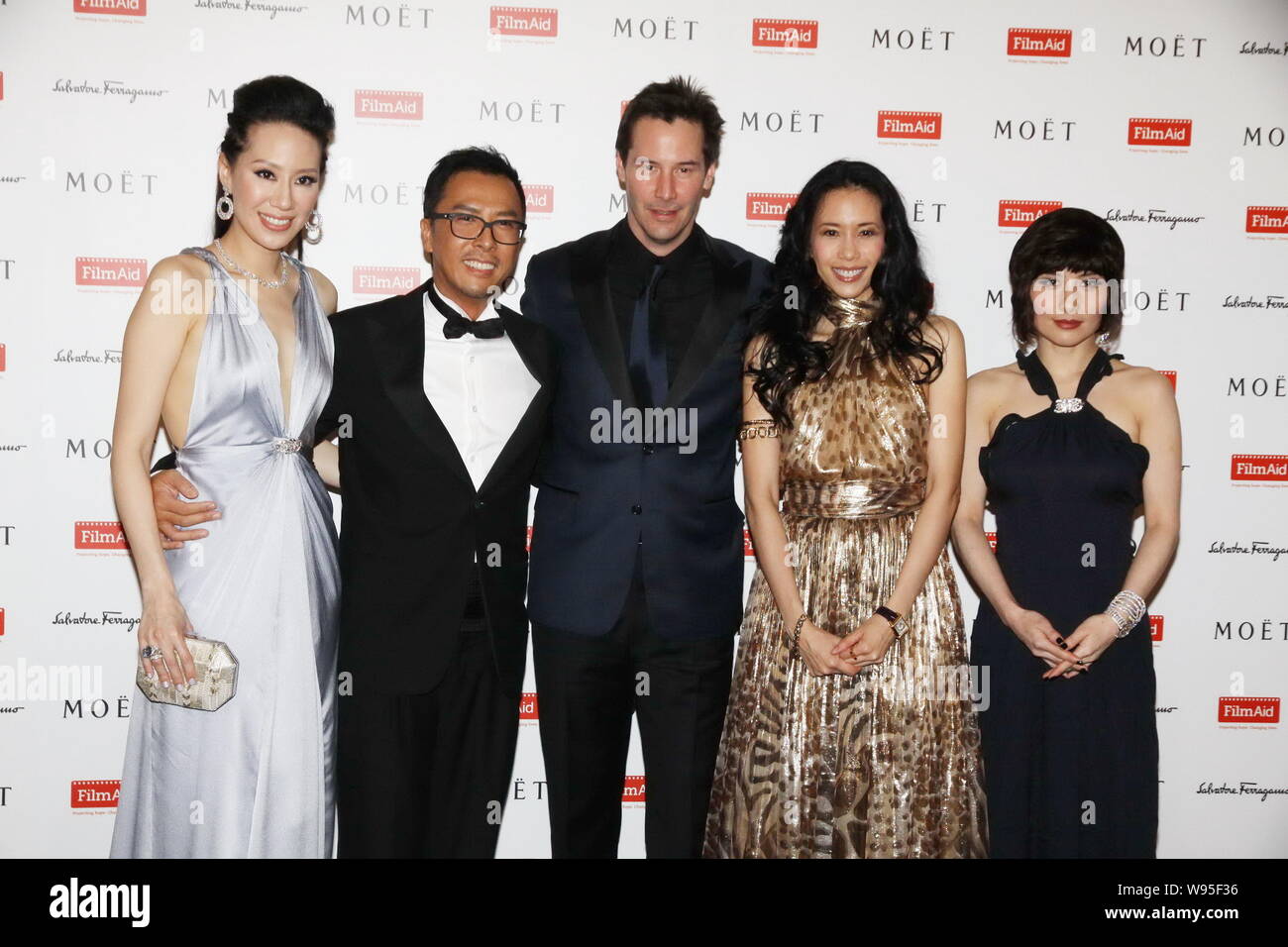(From left)Hong Kong model Cecilia Wang actor Donnie Yen Canadian (From left)Hong Kong model Cecilia Wang actor Donnie Yen Canadian