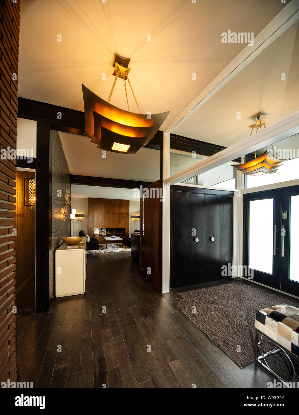 Modern House Interior Stock Photo - Alamy
