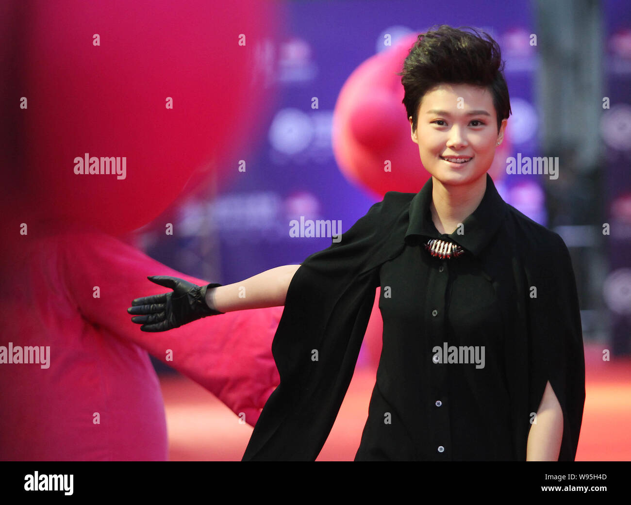Chinese singer Chris Li poses during the opening ceremony of the 6th ...
