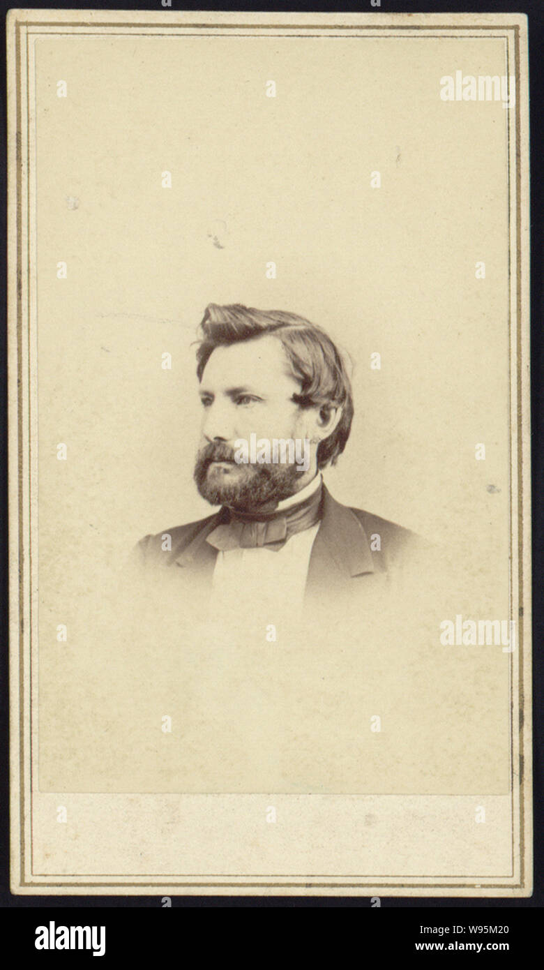 Albert James Myer, bust portrait, facing left Stock Photo