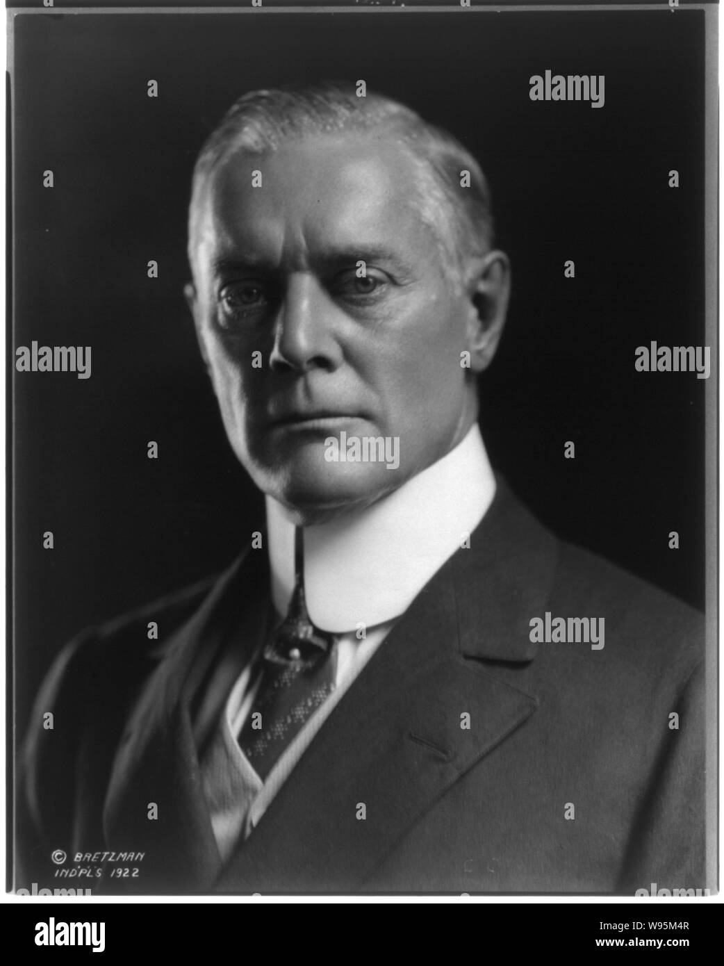 Albert J. Beveridge, bust portrait Stock Photo